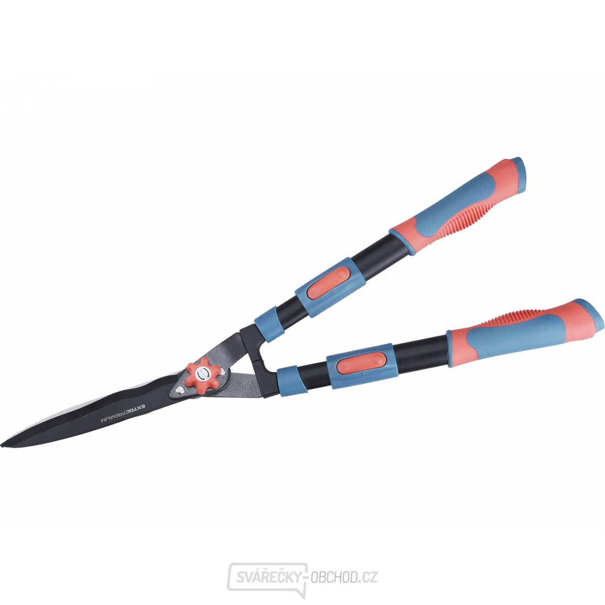 Nůžky na živý plot s vlnitým ostřím teleskopické, 690-890mm