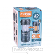 Lucerna teleskopická LED, 75lm/plamen Lucerna teleskopická LED, 75lm/plamen náhled