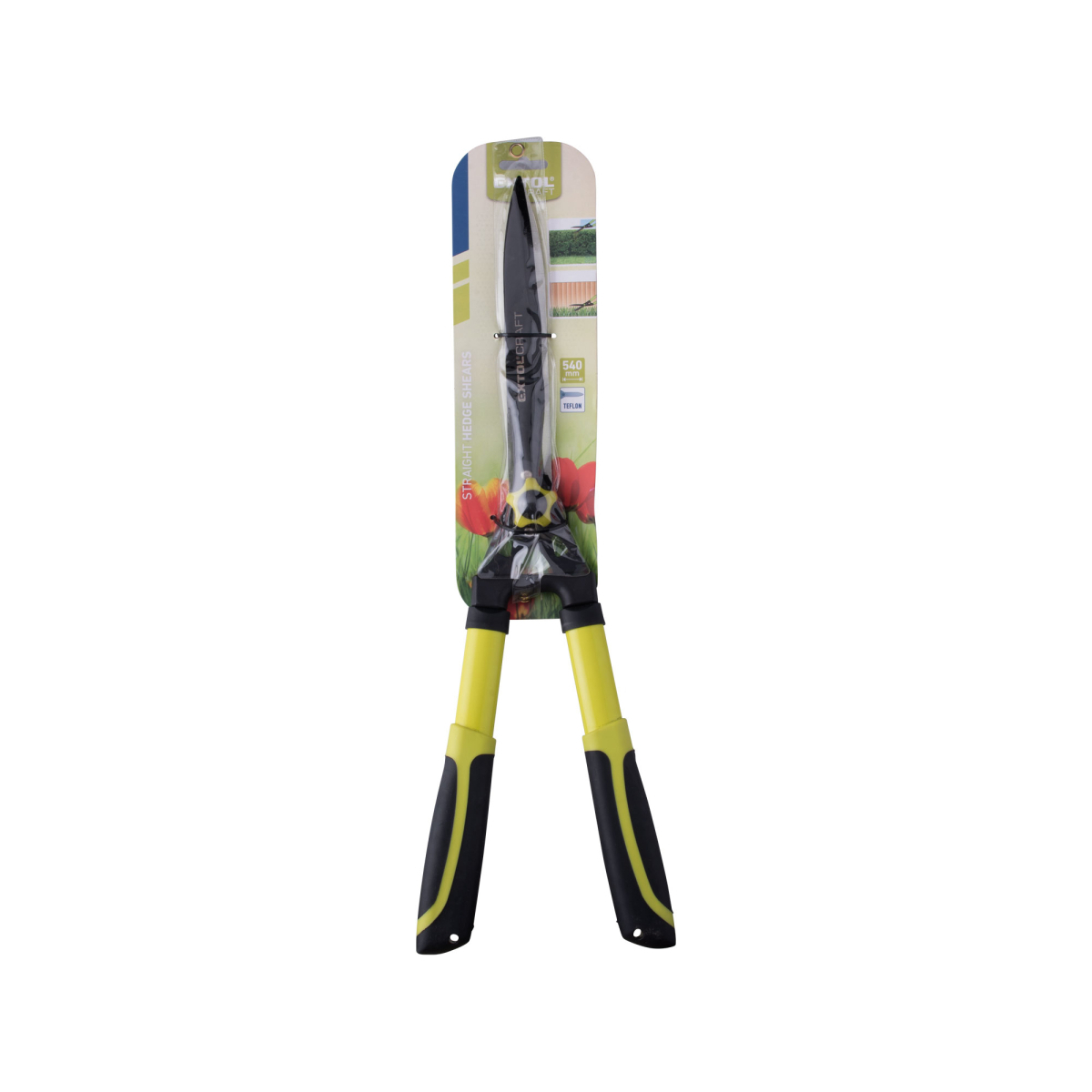 Nůžky na živý plot s vlnitým ostřím, 540mm, HCS Náhled