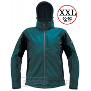 Pánská softshellová bunda DAYBORO - vel.XXL (petrolejová-černá) gallery main image