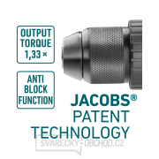 Aku vrtací šroubovák s příklepem EXTOL SHARE20V, BRUSHLESS, 20V Li-ion, 2000mAh náhled