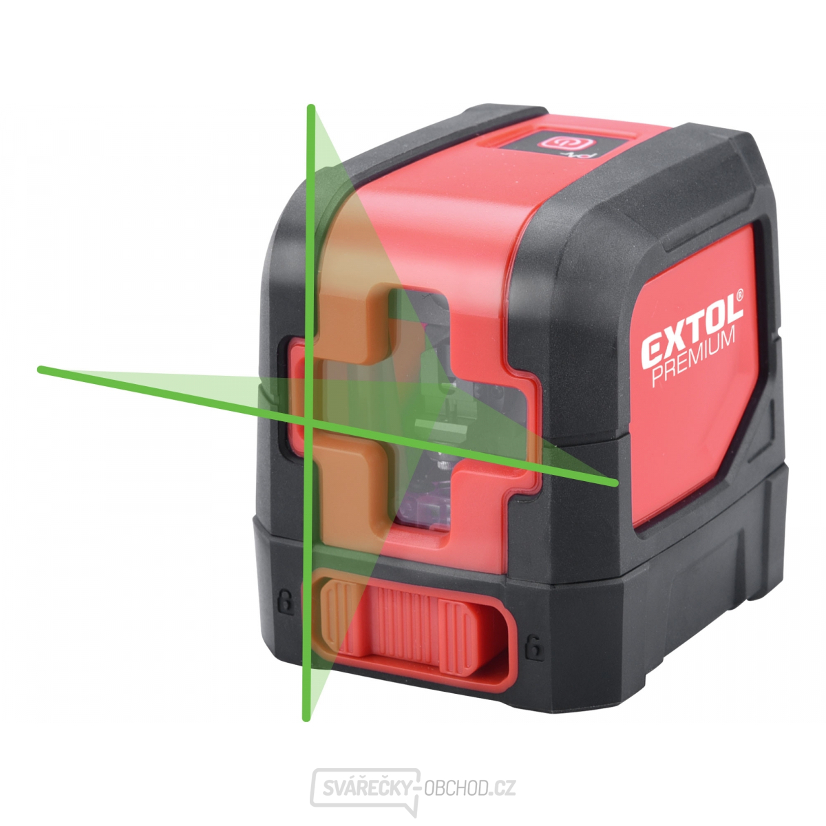 Laser zelený liniový, křížový samonivelační