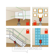 Laser zelený liniový, křížový samonivelační náhled