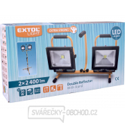 Reflektor LED, 2x2400lm, se stojanem 168cm náhled