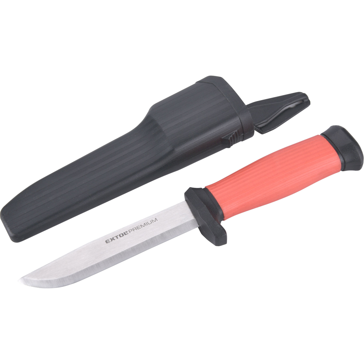 EXTOL PREMIUM Nůž univerzální s plastovým pouzdrem, 223/120mm 8855101