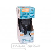 Pochodeň LED s plamenem, 79cm, solární nabíjení, 35lm náhled