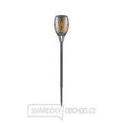 Pochodeň LED s plamenem, 79cm, solární nabíjení, 35lm Náhled