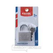 Zámek visací kovový, 40mm Náhled