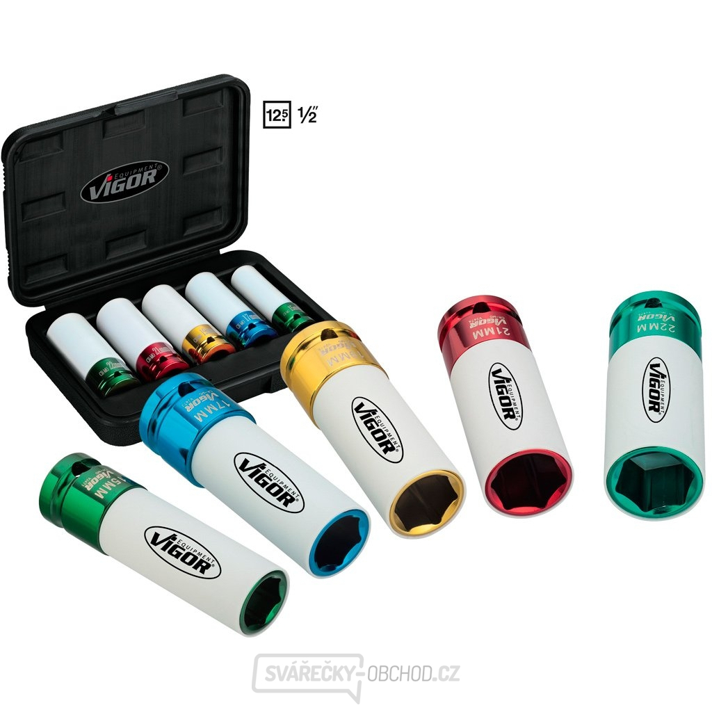 Sada kovaných hlavic na hliníkové disky VIGOR V2257 Sada kovaných hlavic na hliníkové disky VIGOR V2257 gallery main image