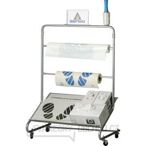 Vozík pro uložení ochranných povlaků, koberečků, vaků SR960708 Vozík pro uložení ochranných povlaků, koberečků, vaků SR960708 gallery main image