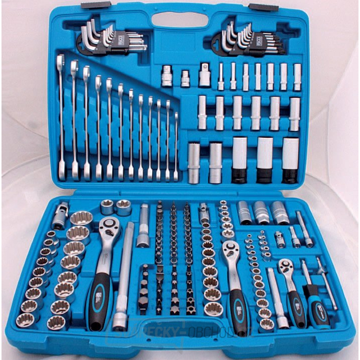 Gola sada BGS technic 1/4", 3/8", 1/2" - 216 ks