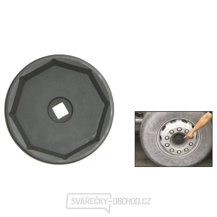 Klíč úderový na náboj přední nápravy VOLVO Trucks, 8hran 115mm, 3/4" - JONNESWAY AN040107