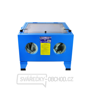 Pískovací box, pískovačka, objem 90 litrů, s příslušenstvím Pískovací box, pískovačka, objem 90 litrů, s příslušenstvím gallery main image