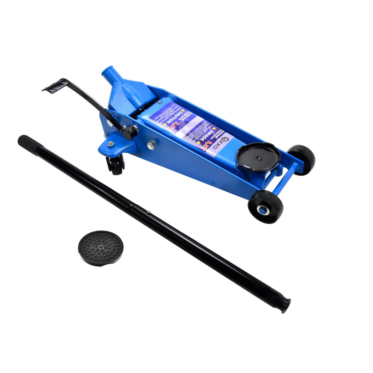 GEKO Hydraulický zvedák 3,5t pojizdný s pedálem G01063