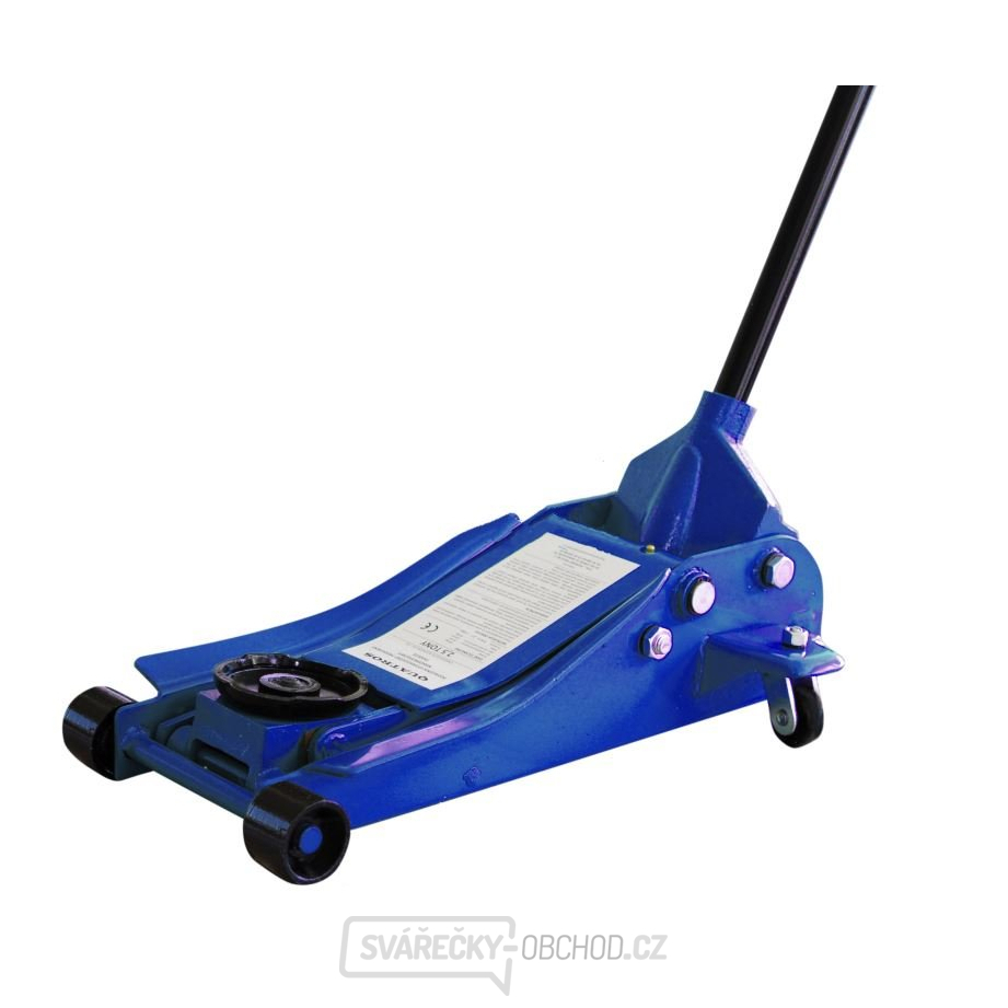 Pojízdný hydraulický zvedák, 2,5t, nízkoprofilový, 85-455 mm, T830018 - QUATROS QS19125N