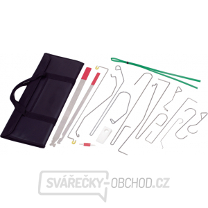Přípravky pro nouzové otevření uzamčených dveří auta, sada 16 kusů - BGS 3546 gallery main image