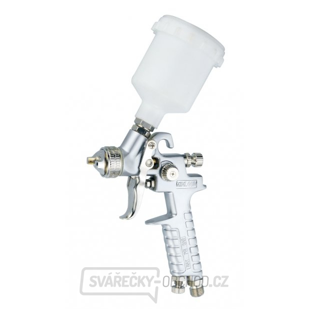 Lakýrnická stříkací pistole mini Jonnesway, průměr trysky 0,8 mm