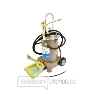 Maznice pneumatická, objem 12 litrů, hadice 4 metry, s pedálem, pojízdná Maznice pneumatická, objem 12 litrů, hadice 4 metry, s pedálem, pojízdná gallery main image