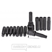 Rázové hlavice TORX, TORX-E, Imbus, velikosti 3/4