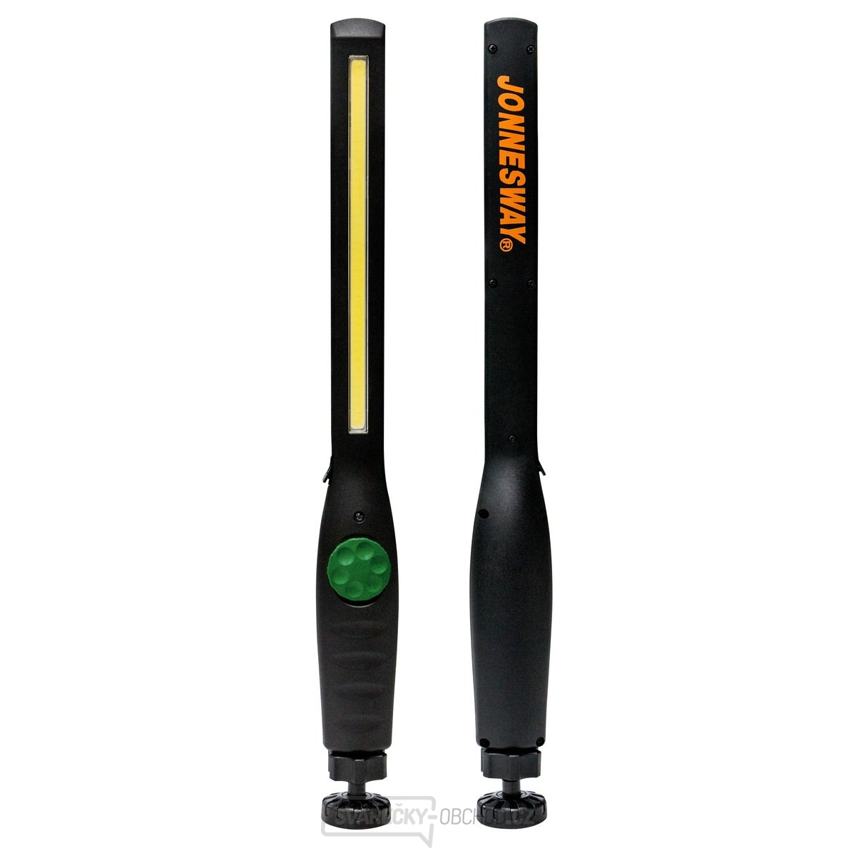 Dílenská lampa, úzká, LED COB 15W, nabíjecí micro USB, s magnetem - JONNESWAY AG010207