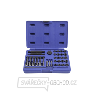 Sada na opravu závitů žhavicích svíček  M8x1, M10x1, M10x1.25, M12x1.25, 33 kusů - QS14140 gallery main image