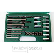 Sada na vytahování zalomených šroubů a šteftů, rozsah M5 - M15 - JONNESWAY AI020092 gallery main image