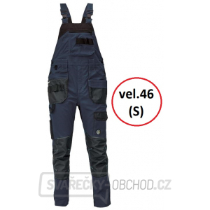 Pánské kalhoty s laclem DAYBORO - vel.46 (tmavě modrá-černá) gallery main image