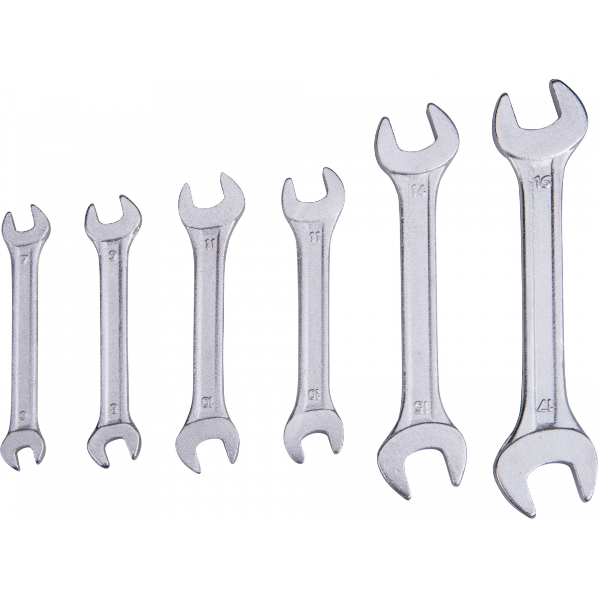 EXTOL CRAFT Sada stranových klíčů 6ks, 6-17mm 6106B