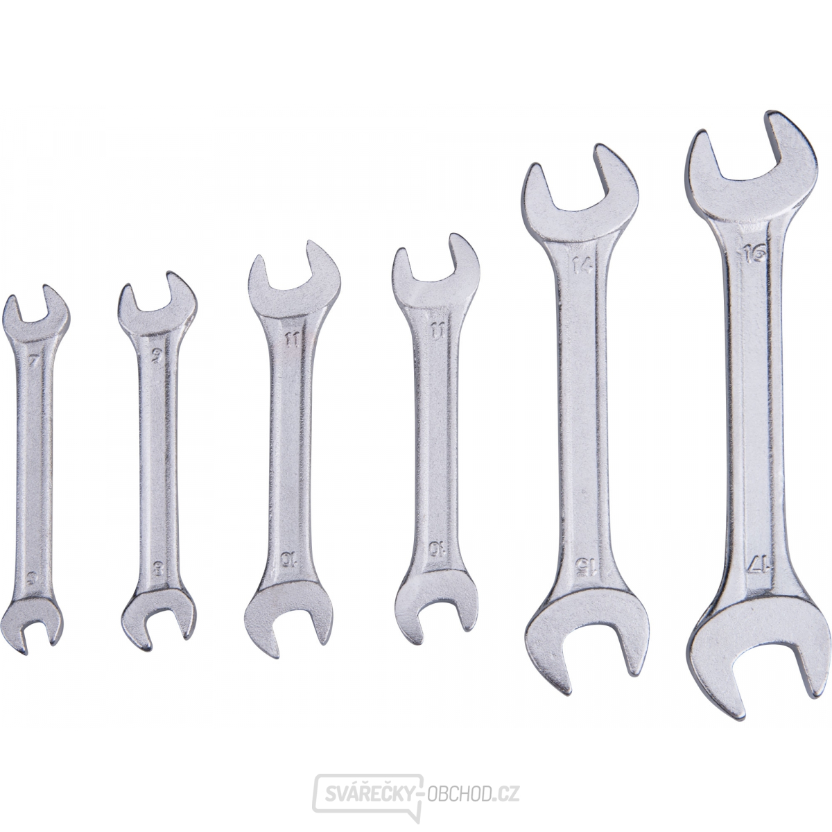 Sada stranových klíčů 6ks, 6-17mm