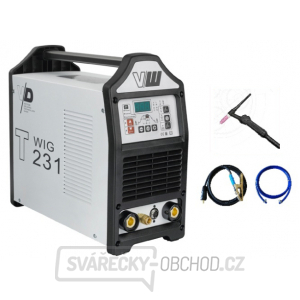 VECTOR DIGITAL T231 WIG + svářecí kabely + Hořák TIG s potenciometrem VECTOR DIGITAL T231 WIG + svářecí kabely + Hořák TIG s potenciometrem gallery main image