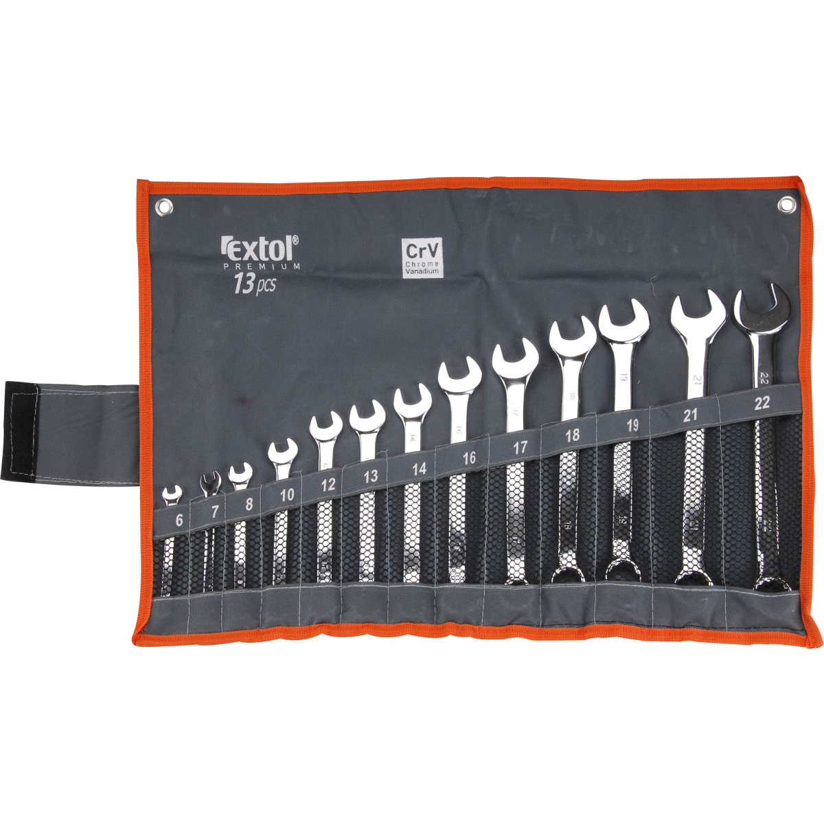 EXTOL PREMIUM Očkoploché klíče, sada 13 ks 6733