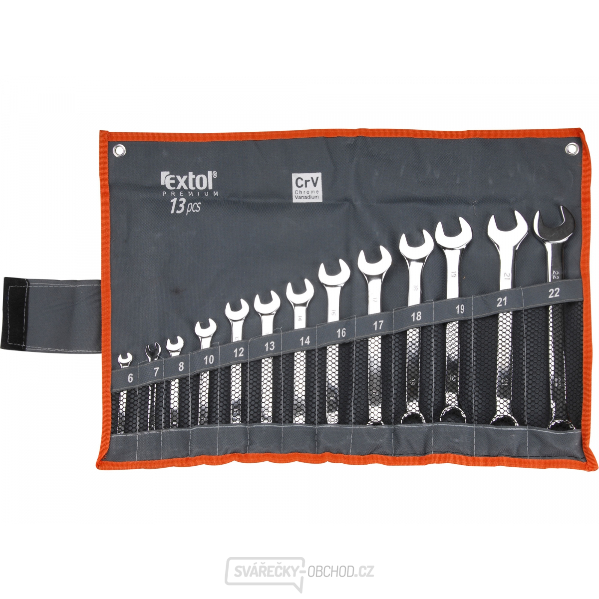 Očkoploché klíče, sada 13 ks