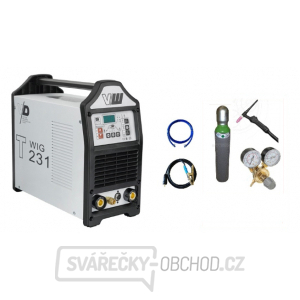 VECTOR DIGITAL V241 ACDC + svářecí kabely + Hořák TIG s potenciometrem + ventil + Plná Argon láhev VECTOR DIGITAL V241 ACDC + svářecí kabely + Hořák TIG s potenciometrem + ventil + Plná Argon láhev gallery main image