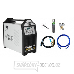 VECTOR DIGITAL V1841 ACDC + svářecí kabely + Hořák TIG + Ventil + plná Argon láhev VECTOR DIGITAL V1841 ACDC + svářecí kabely + Hořák TIG + Ventil + plná Argon láhev gallery main image