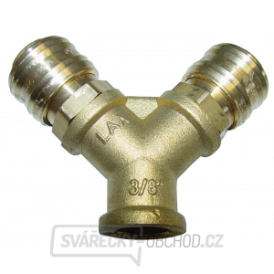 2-cestný rozdělovač vzduchu s rychlospojkami (⅜“ vnitřní závit) 2-cestný rozdělovač vzduchu s rychlospojkami (⅜“ vnitřní závit) gallery main image