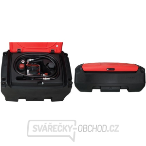 Mobilní nádrž na naftu 125 l s elektrickým čerpadlem 12 V PRESSOL mobiFITT 26 450 Mobilní nádrž na naftu 125 l s elektrickým čerpadlem 12 V PRESSOL mobiFITT 26 450 gallery main image