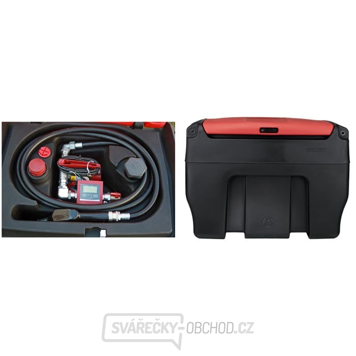 Mobilní nádrž na naftu 300 l s elektrickým čerpadlem 24 V PRESSOL mobiFITT 26 491
