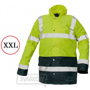 Reflexní zimní nepromokavá bunda SEFTON HV - vel.XXL (žlutá/navy)