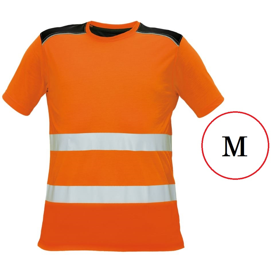 ČERVA EXPORT IMPORT a.s. Pánské triko KNOXFIELD HI-VIS - vel.M (oranžová)