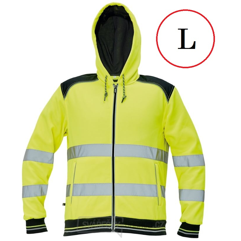 Reflexní mikina KNOXFIELD v HI-VIS - vel.L (žlutá)