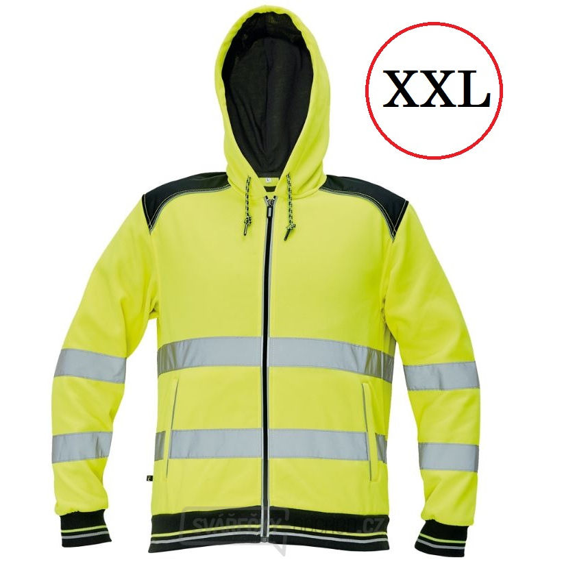 Reflexní mikina KNOXFIELD v HI-VIS - vel.XXL (žlutá)