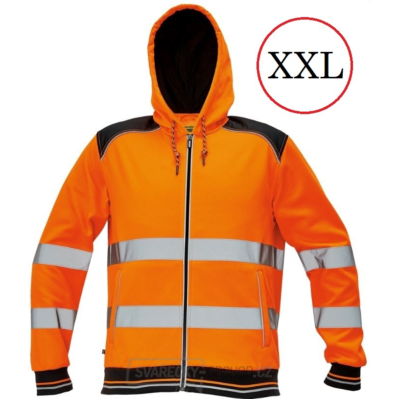 Reflexní mikina KNOXFIELD v HI-VIS - vel.XXL (oranžová)