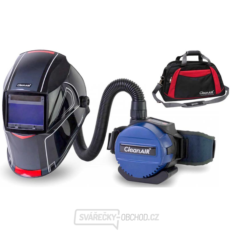 Svářecí kukla CA-27 YOGA + jednotka CleanAir Basic EVO + inovovaná hadice + TAŠKA ZDARMA