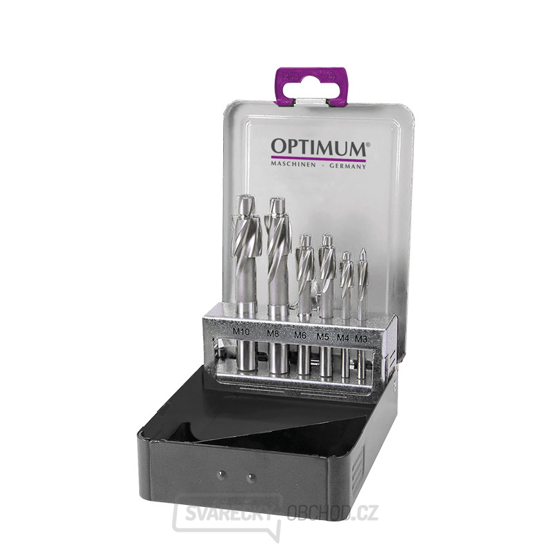 Válcové záhlubníky HSS, sada 6 ks Válcové záhlubníky HSS, sada 6 ks gallery main image