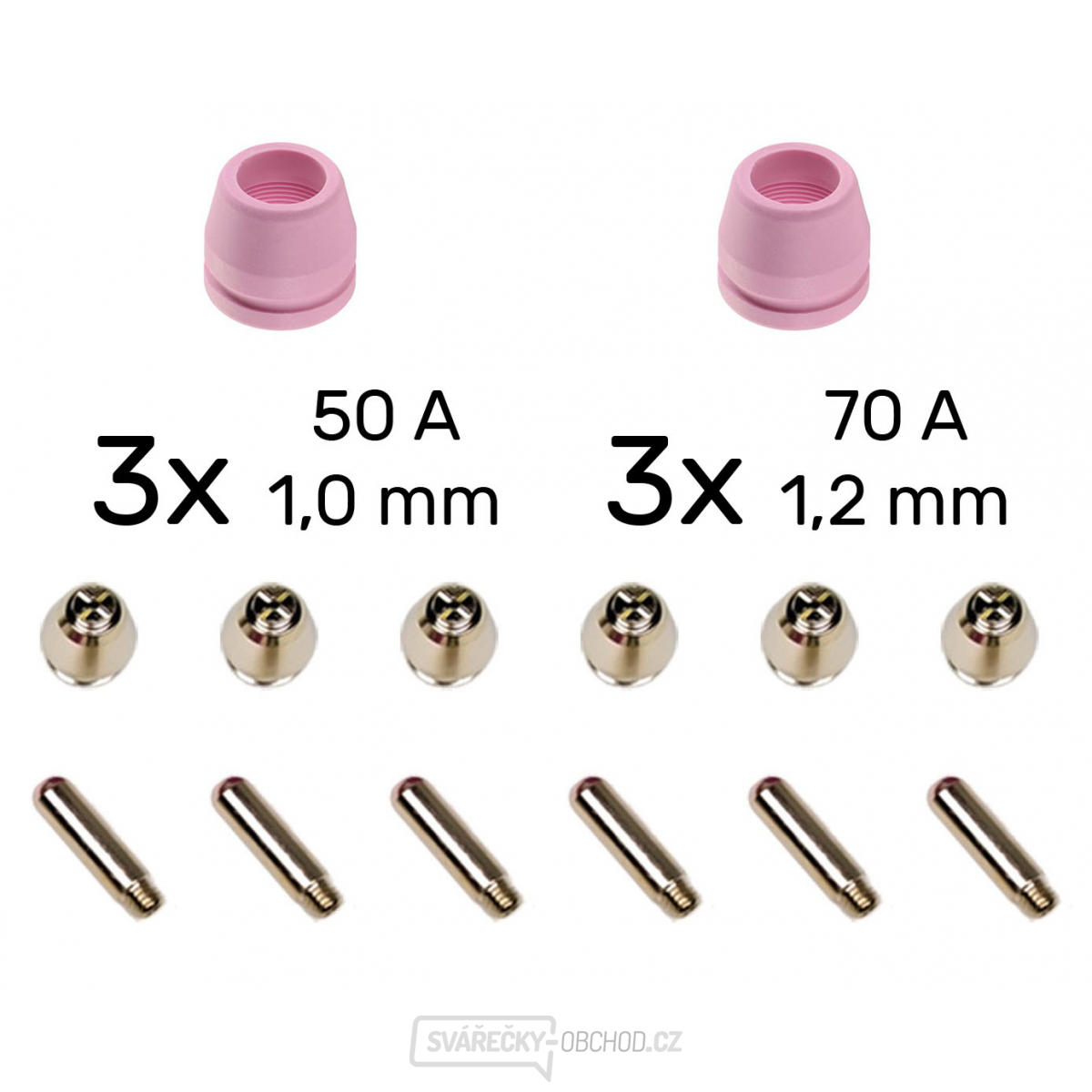 sada START pro hořáky AG-60 (1,0+1,2mm)