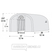 Náhradní plachta pro fóliovník SHELTERLOGIC 3,7x6,1 m (70592EU) Náhled