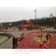 Gumová dlažba FUNDUS PUZZLE P25 červená náhled