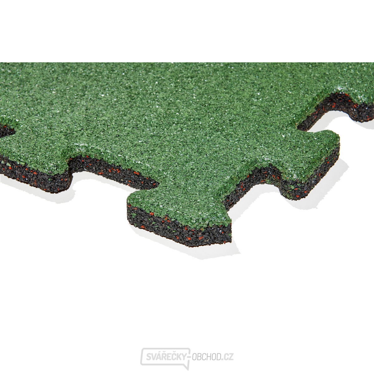 Gumová dlažba FUNDUS PUZZLE P25 zelená