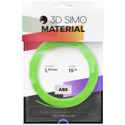 Sada Vláken pro 3D Tiskárny 3D Simo ABS - modrá, zelená, žlutá (1.75mm) Náhled