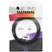 Sada Vláken pro 3D Tiskárny 3D Simo ABS – oranžová, černá, bíla (1.75mm)  Náhled